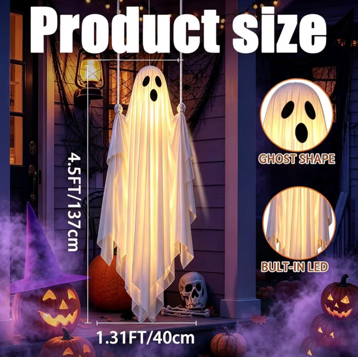 BooSwing™ – Glowing Swinging Ghost