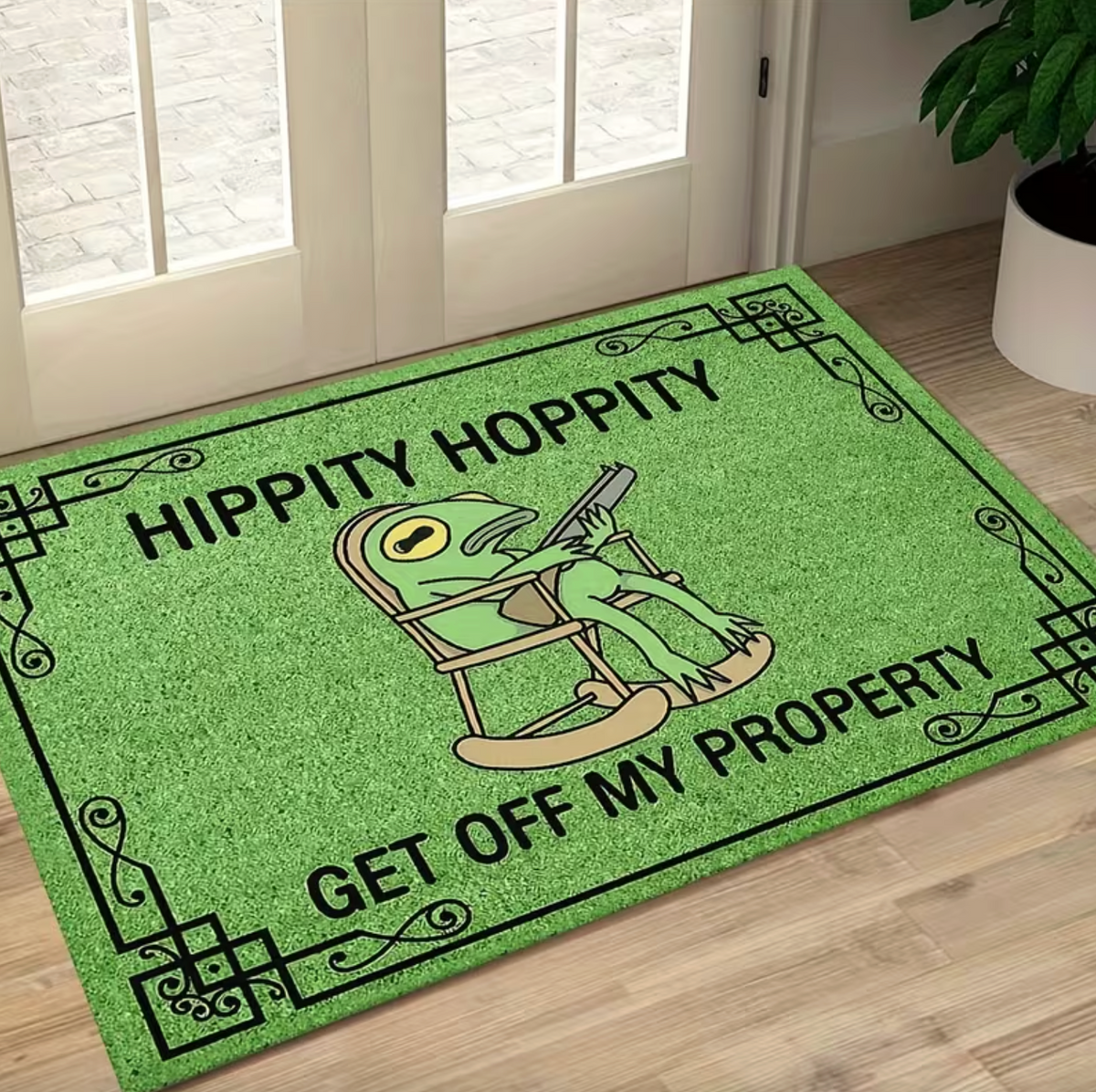 Hippity Hoppity™ – Funny Welcome Mat