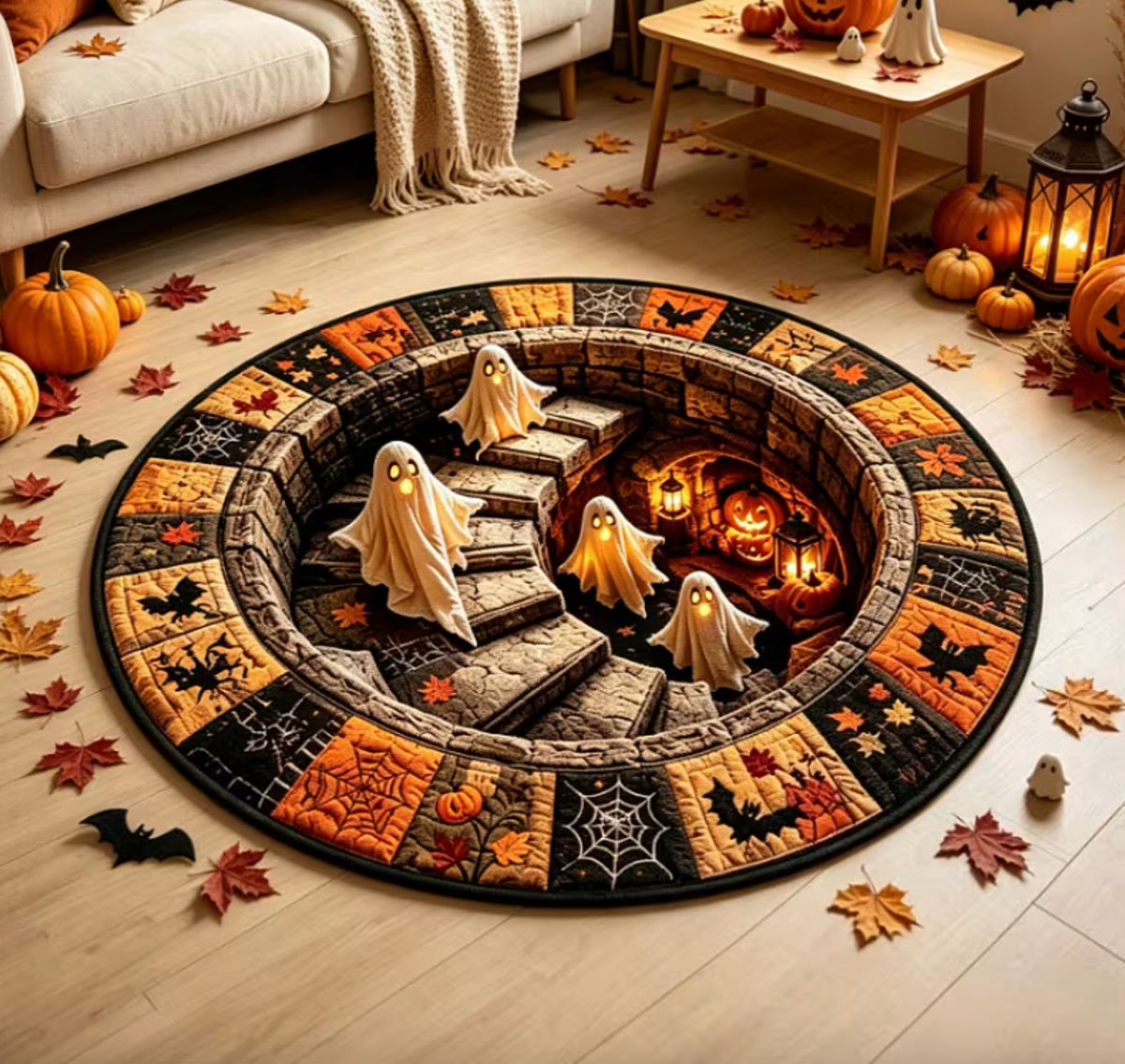 BooBelow™ – Haunted Stairway Rug