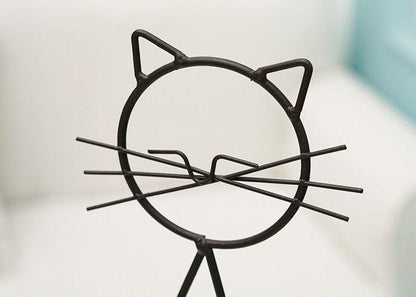 Iron Heart Kitty Planter