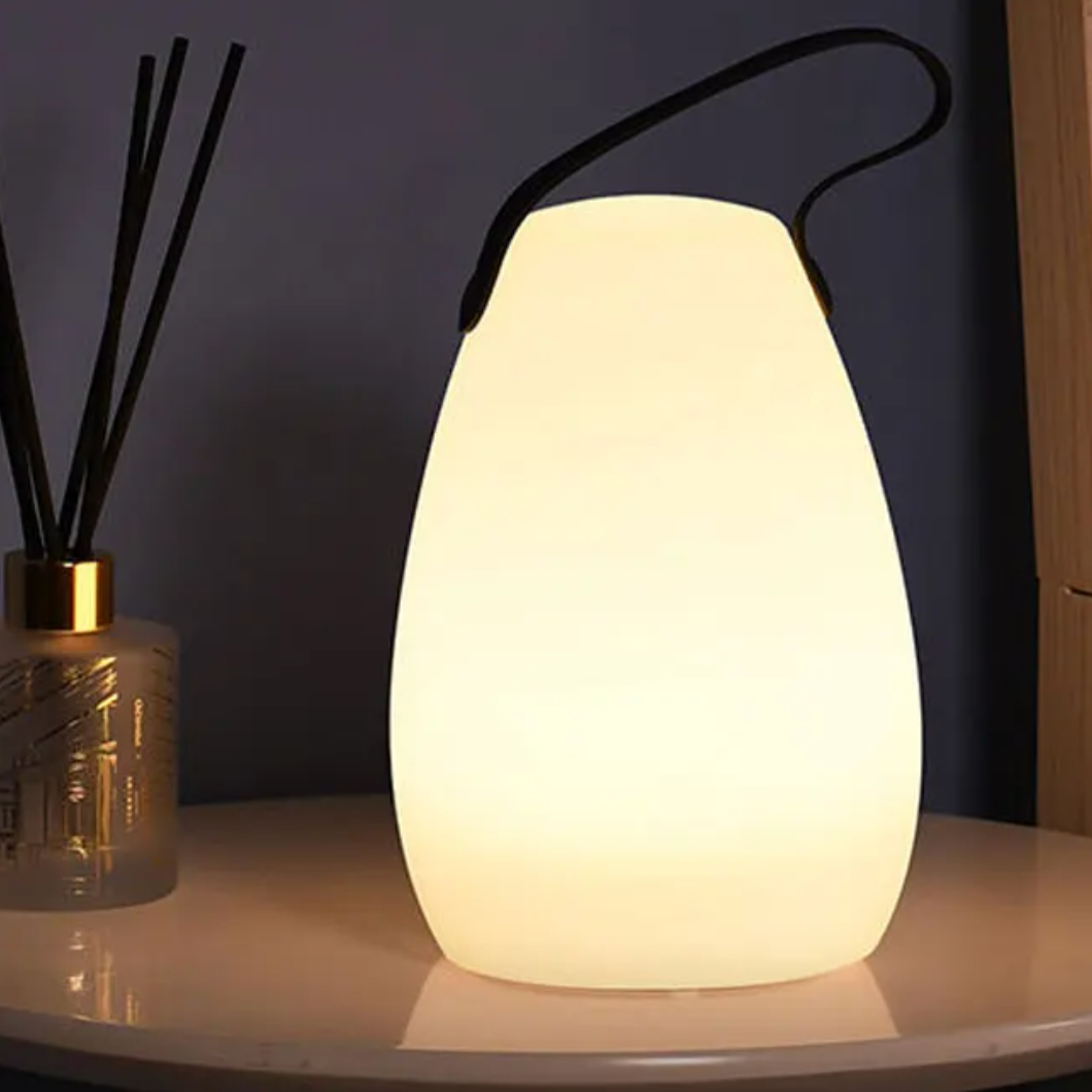 Rechargeable LED Mood Lamp 10 inch Cordless Waterproof 8-Color Remote-Controlled Accent Light for Deck Patio Poolside Backyard Entertaining