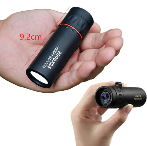Compact Monocular Telescope with Manual Focus – Lightweight Optical Viewer for Wildlife Watching, Hiking & Travel – Waterproof Spotting Scop