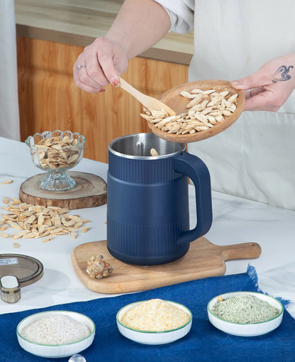 Electric Grain Mill for Fresh Flour – Kitchen Grinder for Wheat, Oats, Rice & Coffee Beans – Compact Home Milling Machine for Baking &