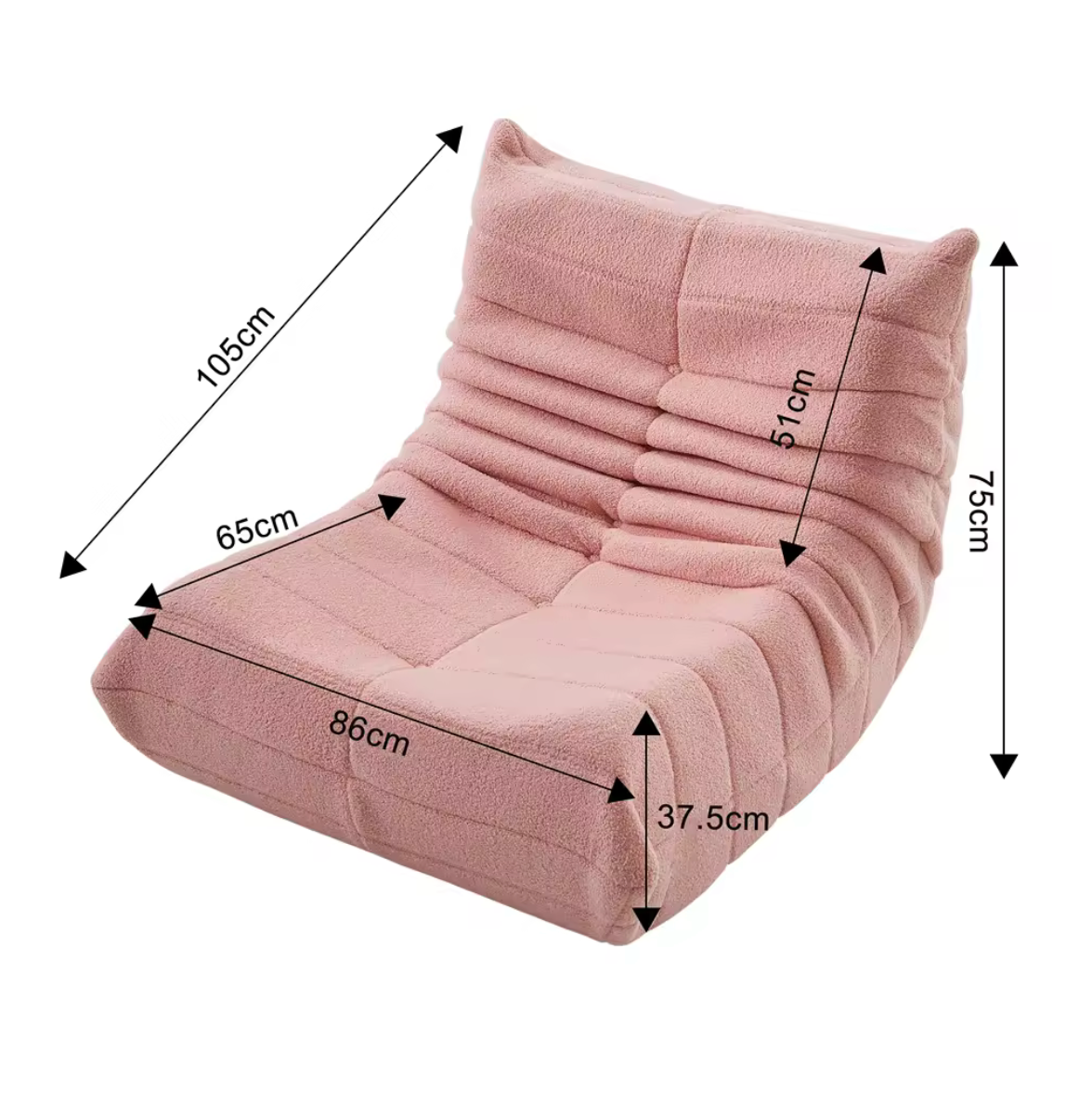 Memory Foam Floor Chair with Backrest Support 34 in Wide Velvet Cushion Seat for Reading Gaming Bedroom Living Room Green