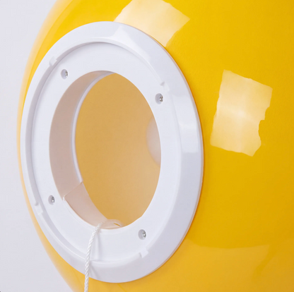 Spherical LED Wall & Ceiling Fixture with Pull Chain in Red Blue Yellow Green Orange White Small Medium Large for Bedroom Playroom Hallway K