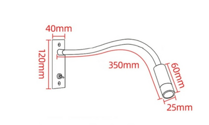 Modern Minimalist Wall Sconce | Adjustable Metal Reading Light for Cozy Illumination