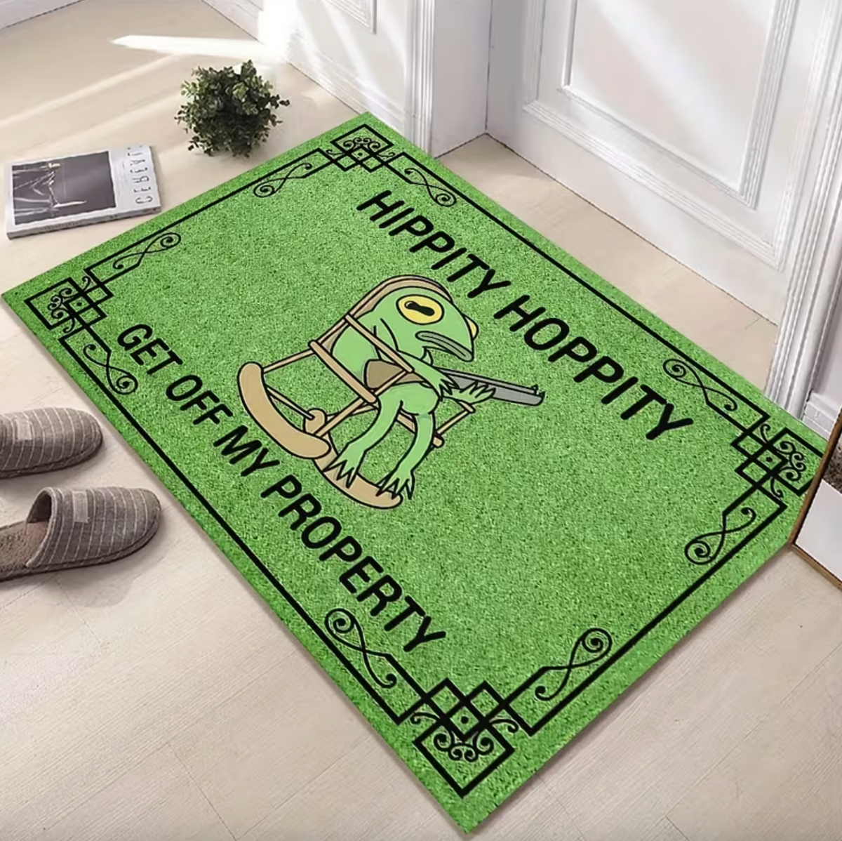 Hippity Hoppity™ – Funny Welcome Mat