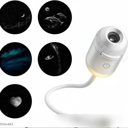 HOLOLUME – Holographic Night Light Projector for Serene Evenings