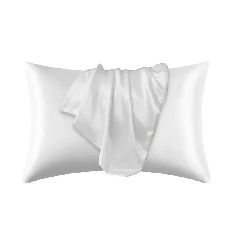 Pure Mulberry Silk Pillowcase 20×28 Inch Gold Standard Pillow Cover for Hair & Skin Care Cooling Breathable Bedroom Sleep Accessory Anti-Fri