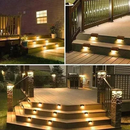SOLARLIVA – Outdoor Solar LED Step Lights for Garden Decor
