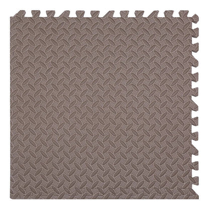 Interlocking Foam Floor Tiles 12x12 Inch Non-Slip Cushioned Baby Crawling Mat for Nursery Playroom Kids Activity Area Water-Resistant EVA Pu