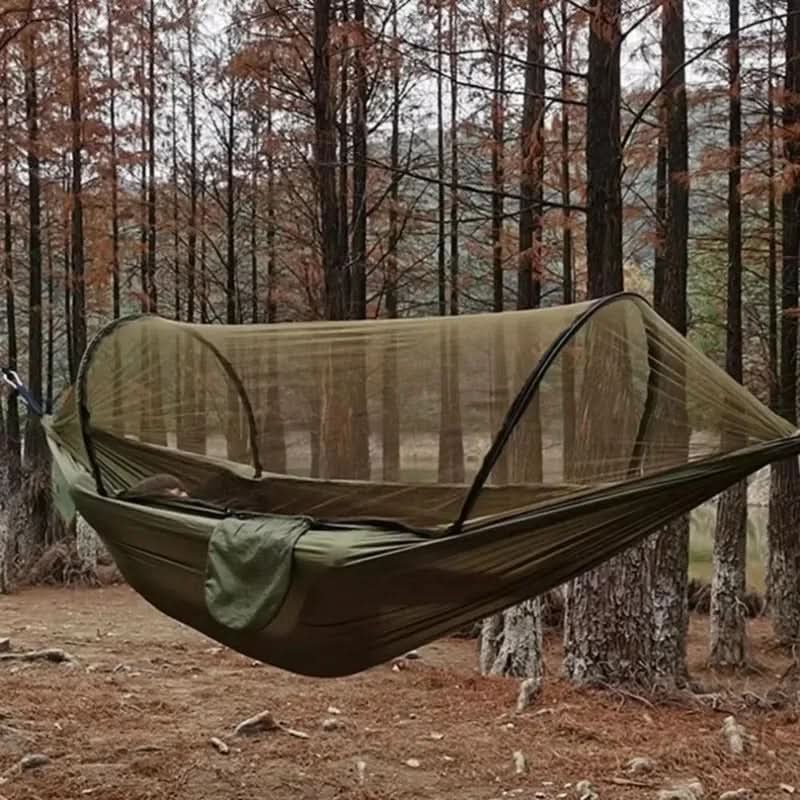 SWINGSAFE – Camping Leisure Hammock with Mosquito Cover