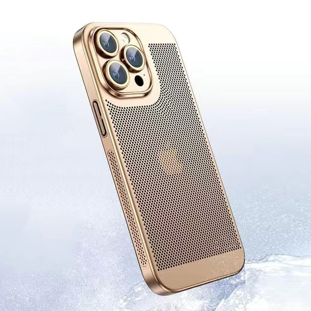 Metal Frame Protective iPhone Case – Slim Clear Cover with Camera Guard & Precise Cutouts for Daily Drop Protection