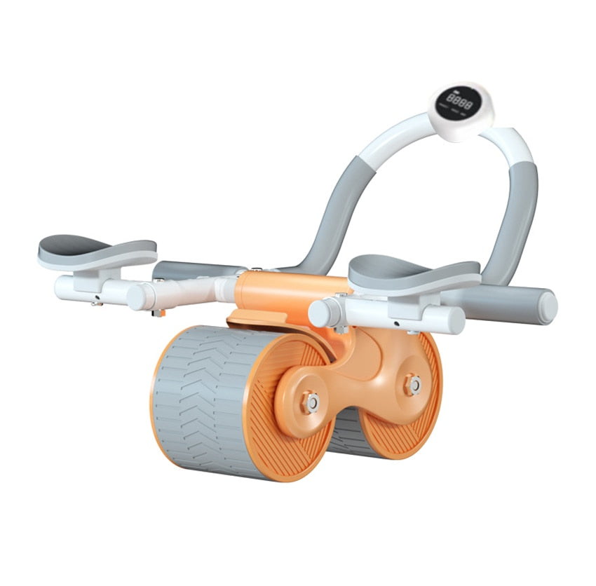 Abdominal Roller with Knee Pad & Elbow Support for Home Workouts | Fitness Equipment for Core Strengthening Exercises, Men Women Ab