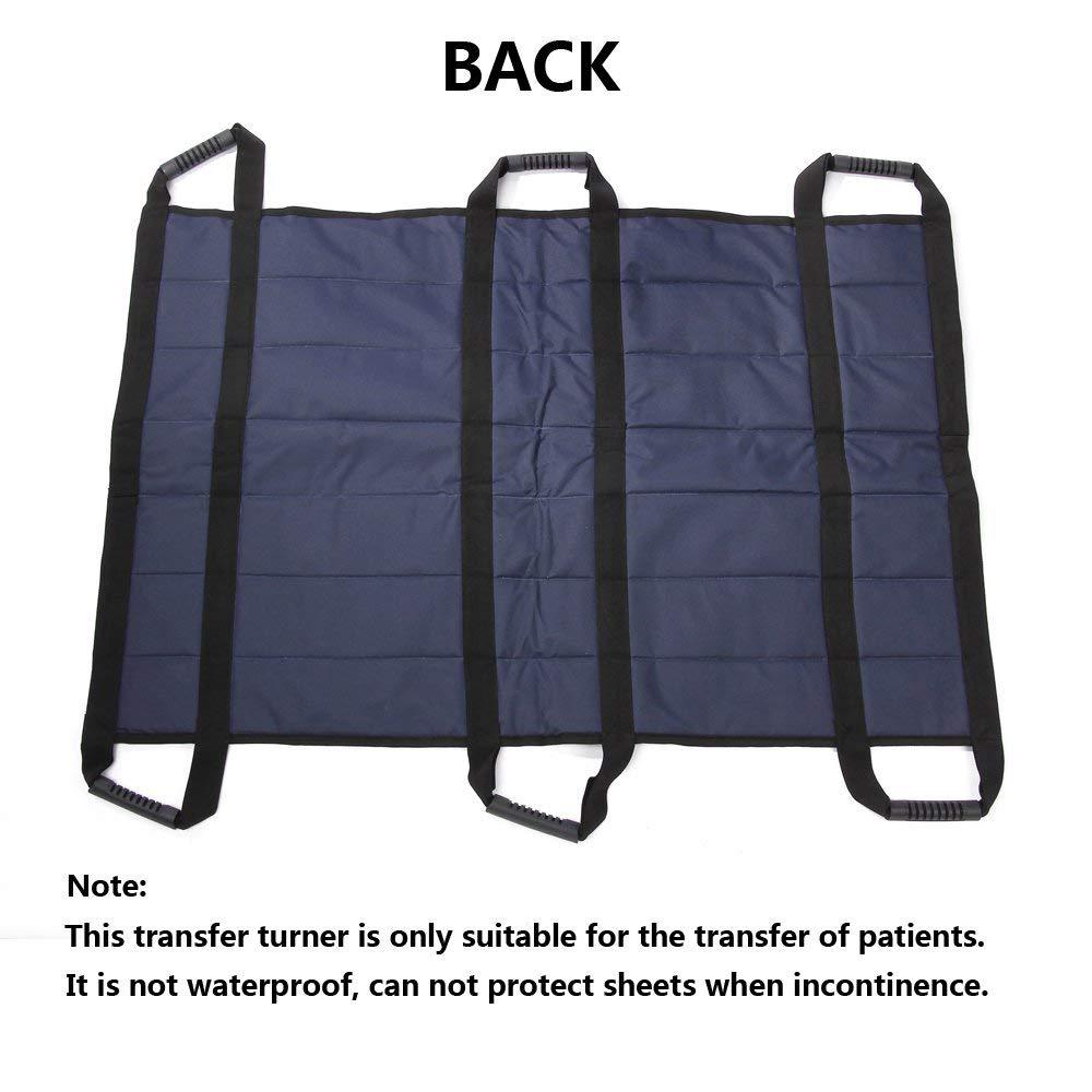 Cushioned Mobility Aid for Bedroom Repositioning & Caregiver Assistance with Secure Grip Handles | Senior Transfer Helper for In-Bed Movemen