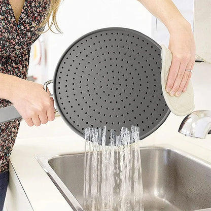 SPLASHGUARD – Silicone Frying Pan Splatter Screen