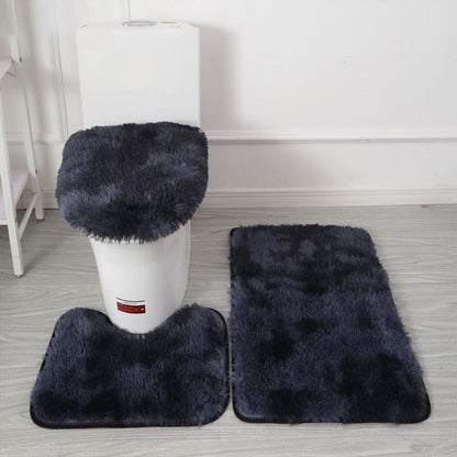 SOFTLAVO – Toilet Cover & Bath Mat Set Elegant Style