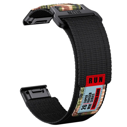 Woven Nylon Watch Band for Smartwatches – Quick-Release Strap with Adjustable Closure, Breathable Sport Band for Fitness & Everyday Wear