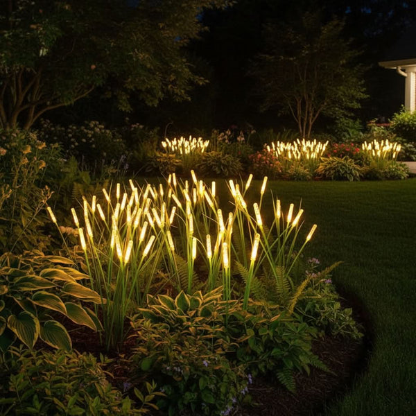 REEDLIVA – Solar Reed Garden Lights for Outdoor Landscape Decor