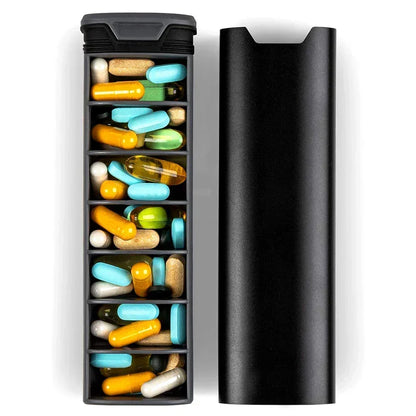 7-Day Pill Storage Container for Vitamins and Medications – Travel Friendly