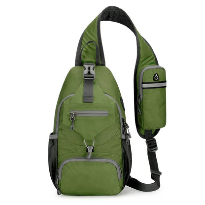 SecurePack | Anti-Theft Waterproof Shoulder Backpack with RFID Protection | Lightweight Travel Bag for Safety and Organization