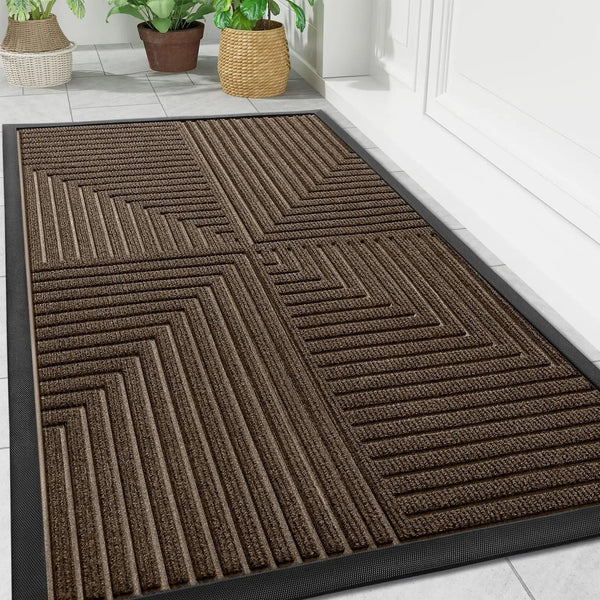 Ortekor Heavy-Duty Non-Slip Floor Mat | Durable Dirt-Trapping Design for Safe High-Traffic Entrances