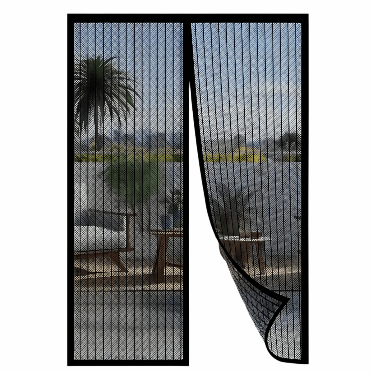 Sela Door Net Screen - Self-Closing, Pet-Friendly Mosquito Net for Doors