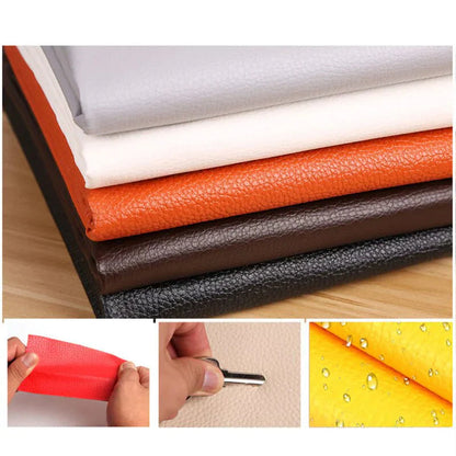 Self Adhesive Leather Patch for Car Seats, Leather Sofa Patch, Leather Scratch Repair for Jackets and Bags