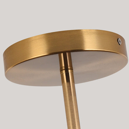 Semi-Flush Mount LED Fixture with Wood Grain Accent for Bedroom, Living Room & Dining Room Ambient Lighting