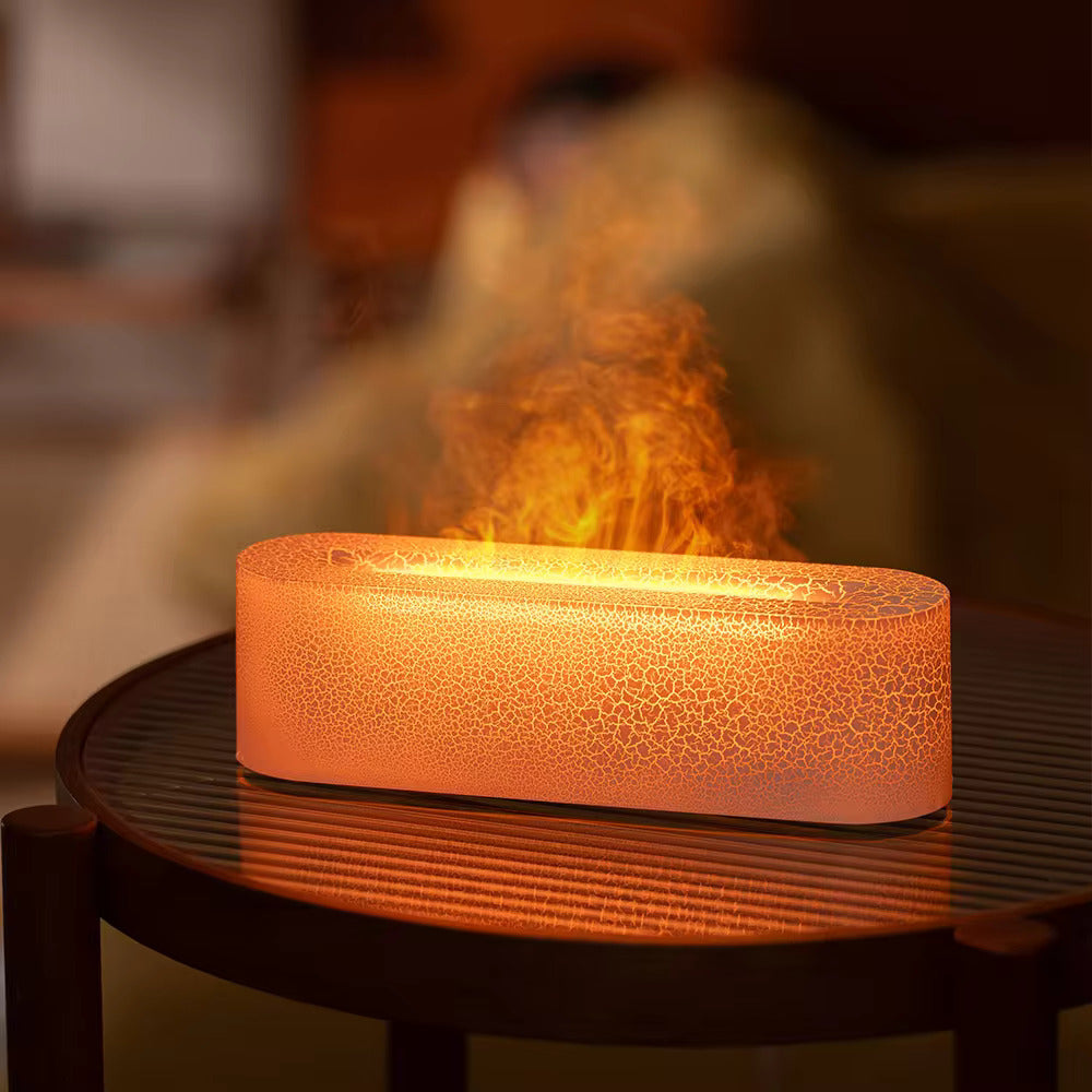 Serene Glow | Volcano Effect Humidifier with Color Illumination | Essential Oil Diffuser for Relaxation