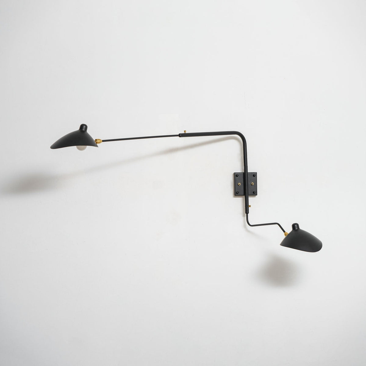 Articulating Wall Lamp with Extending Arm 47-55 Inches Aluminum LED Fixture for Bedroom Reading Nook Living Room Hallway Accent Lighting Ind