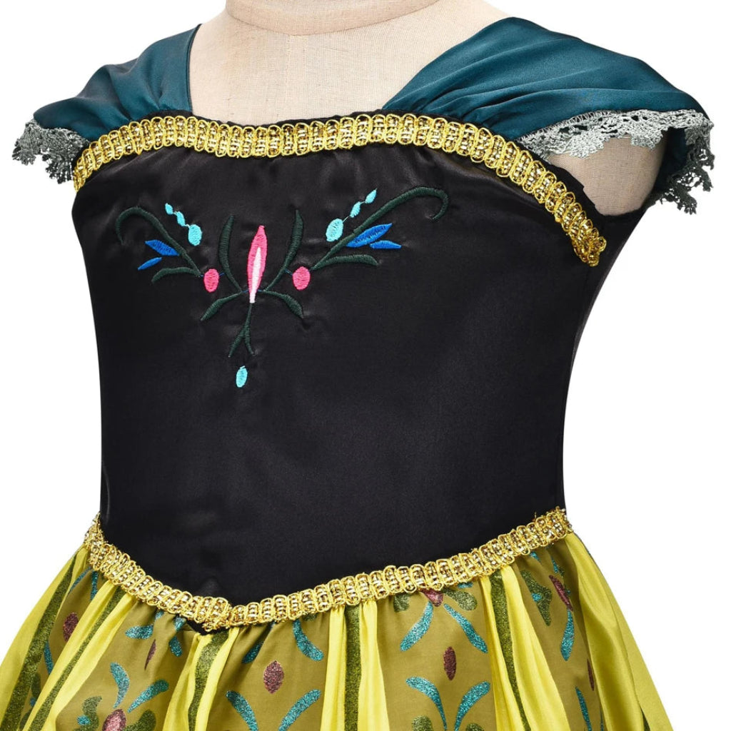 Enchanted Princess Costume Set | Elegant Dress with Matching Accessories for Magical Dress-Up Fun