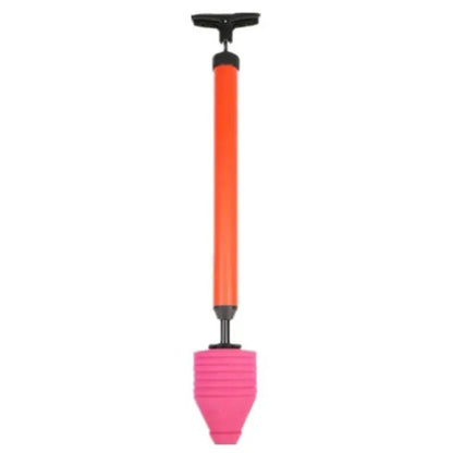 Air-Powered Drain Blaster for Clogged Toilets – ABS Construction Ergonomic Handle Mess-Free Unclogging Tool 0-8 PSI Pressure System
