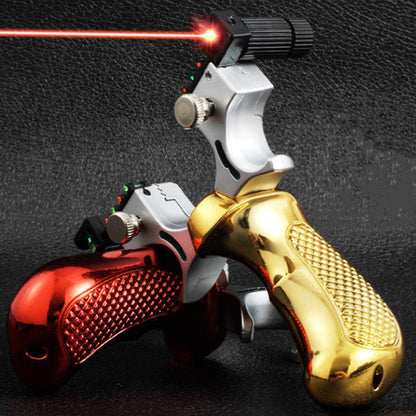 Precision Hunting Slingshot with Laser Sight for Outdoor Target Practice & Sport Shooting