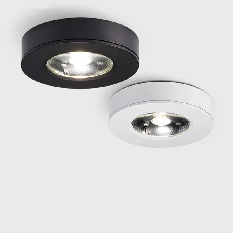 Flush Mount LED Downlight Ultra Slim Aluminum Anti-Glare for Kitchen Bathroom Bedroom Hallway 7W-20W Adjustable 3000K-6000K Modern Low Profi