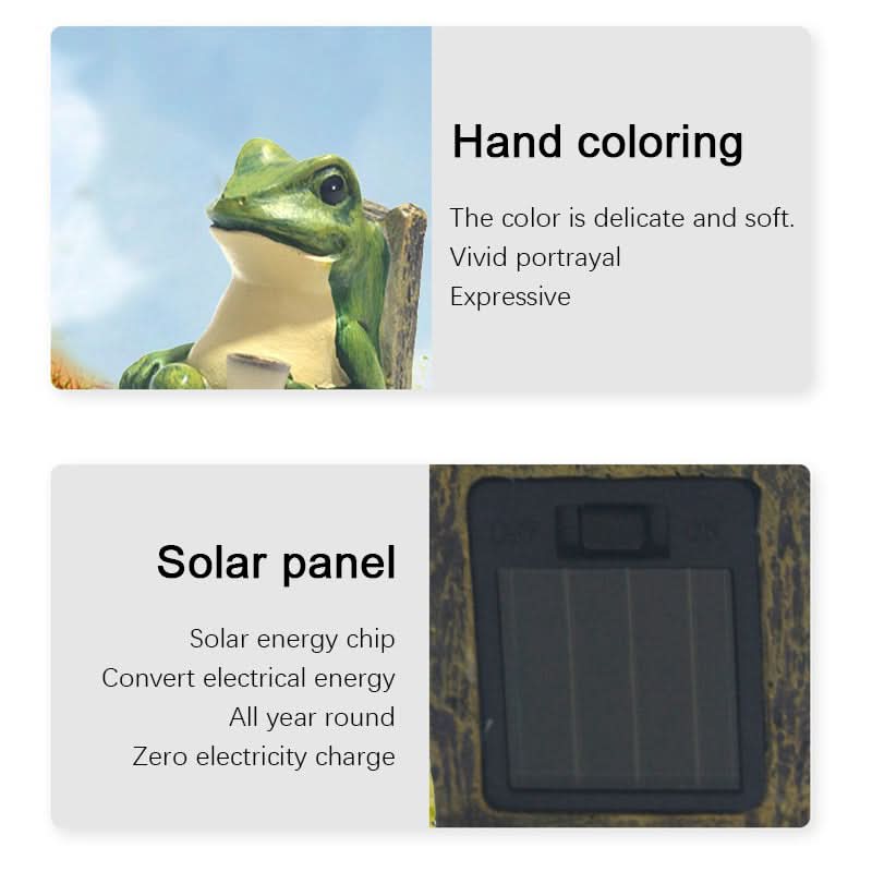 FROGLIVA – Solar Frog Garden Light for Outdoor Decor