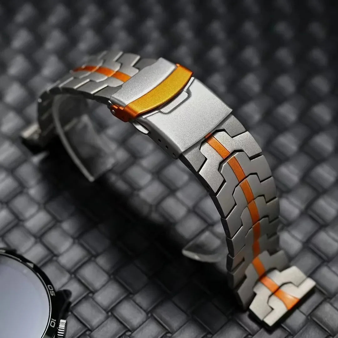 Premium Metal Link Smartwatch Strap for Samsung Galaxy Watch Ultra 47mm – Lightweight, Adjustable, Quick-Release