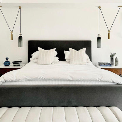 Modular Sculptural Ceiling Light with Adjustable Sections & Custom Finish Options for Dining Room Kitchen Living Room