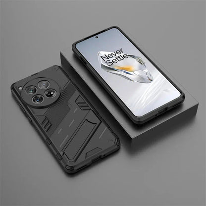 Reinforced Phone Case with Built-In Stand for OnePlus 15 13 12 11 10 Nord – Drop Protection Kickstand Cover Heavy Duty Shield