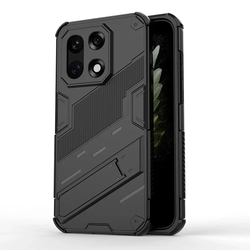 Reinforced Phone Case with Built-In Stand for OnePlus 15 13 12 11 10 Nord – Drop Protection Kickstand Cover Heavy Duty Shield