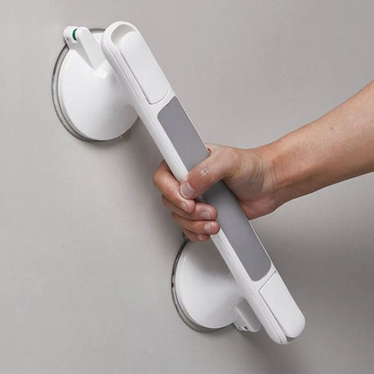 Bathroom Safety Grab Bar with Suction Grip – Non-Slip Support Handle for Shower, Bath & Toilet – No-Drill Installation
