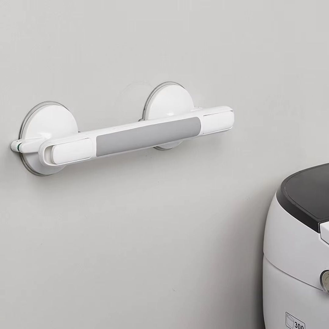 Bathroom Safety Grab Bar with Suction Grip – Non-Slip Support Handle for Shower, Bath & Toilet – No-Drill Installation