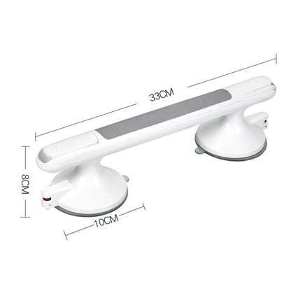Bathroom Safety Grab Bar with Suction Grip – Non-Slip Support Handle for Shower, Bath & Toilet – No-Drill Installation