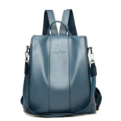 Anti-Theft Backpack with Hidden Security Pockets