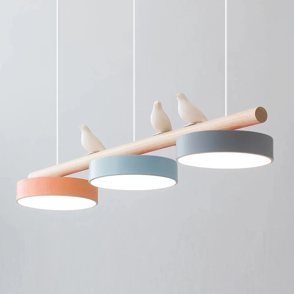 SiennaGlow | Charming Elegant Glass Bird Pendant Light Fixture