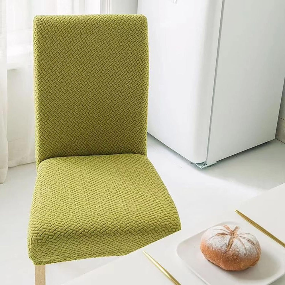 Sierra Dining Chair Cover - High Elasticity Jacquard Velvet, Machine Washable