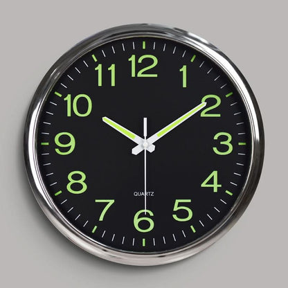 Silent LED | Modern Wall Clock with Bright Illumination | 12-Inch Design for Distraction-Free Learning