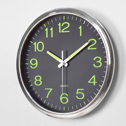 Silent LED | Modern Wall Clock with Bright Illumination | 12-Inch Design for Distraction-Free Learning