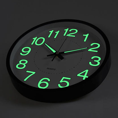 Silent LED | Modern Wall Clock with Bright Illumination | 12-Inch Design for Distraction-Free Learning