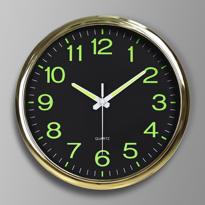 Silent LED | Modern Wall Clock with Bright Illumination | 12-Inch Design for Distraction-Free Learning